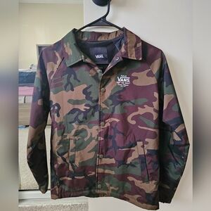 Vans Boys Medium Camo Windbreaker